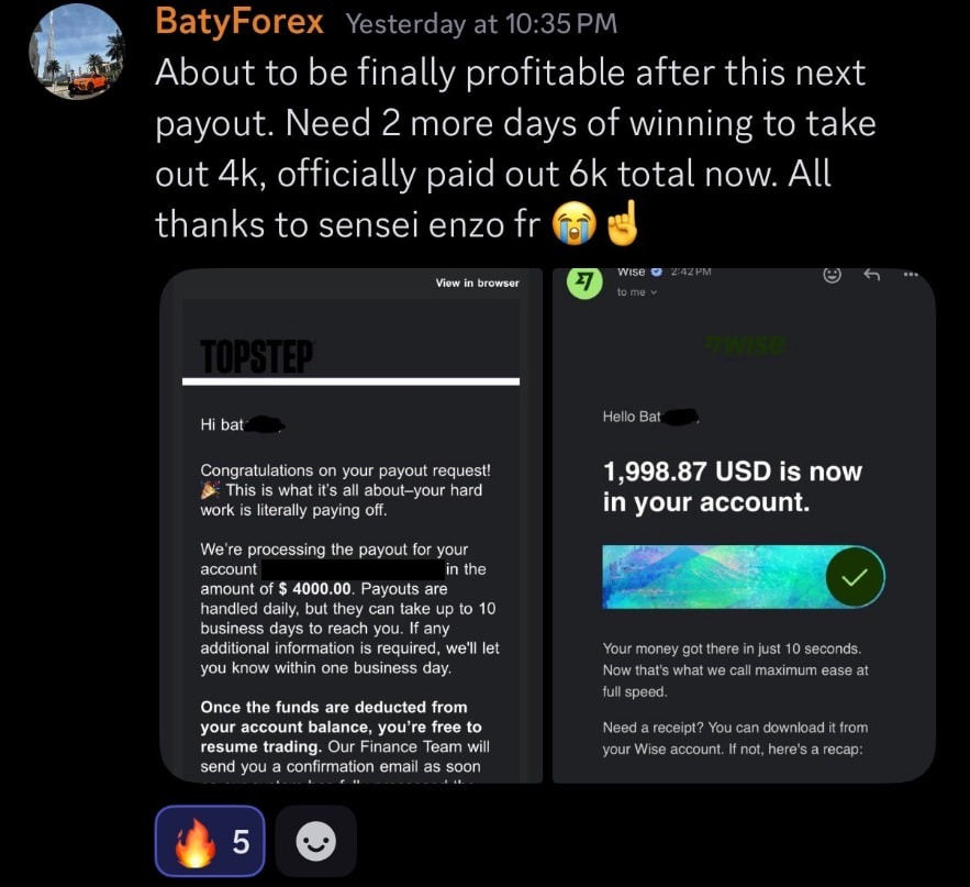 Member paid out 6K total with another 4K payout on the way