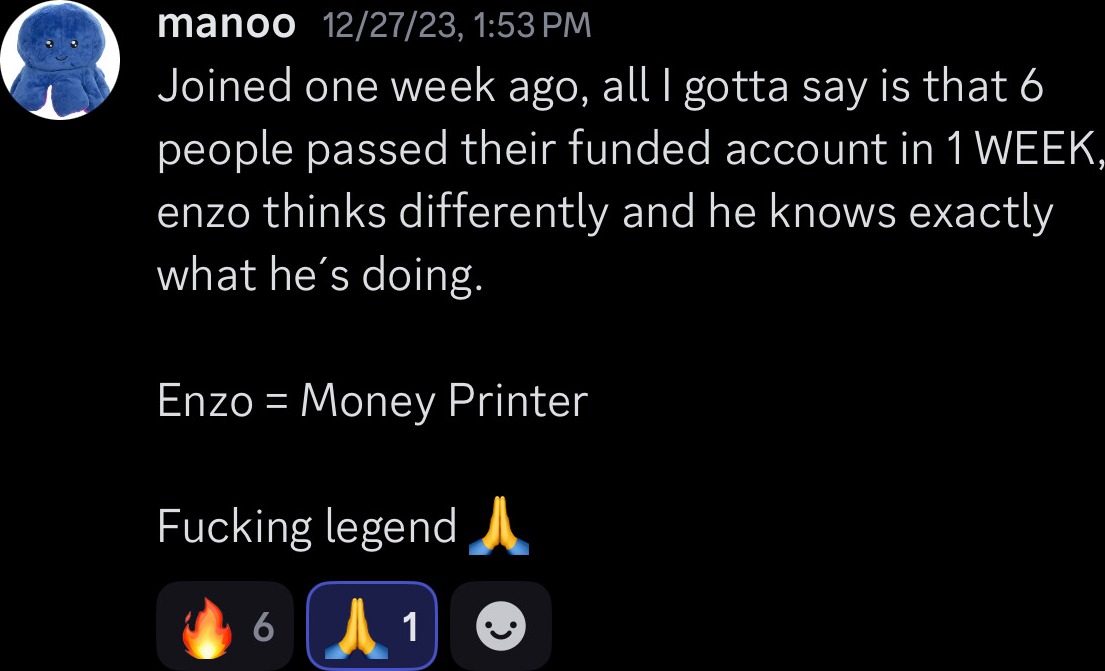 Member says six people passed funded accounts in one week